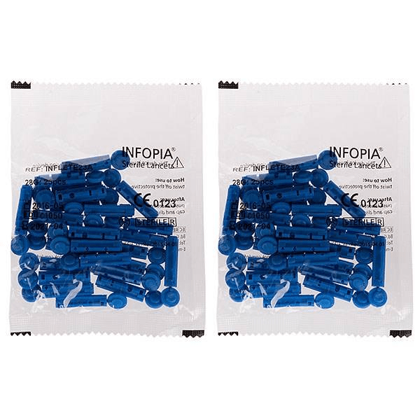 سوزن لنست تست قند خون ۴ پر ۱۰۰ تایی - تصویر 2